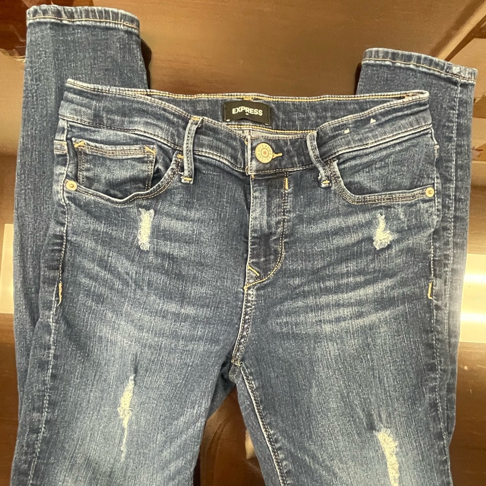 Express Legging mid rise jeans Size 6R
